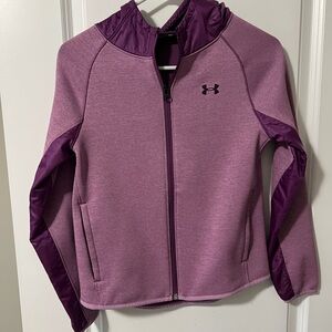 Under Armour Violet Zip-Up Jacket Youth Medium 10/12
